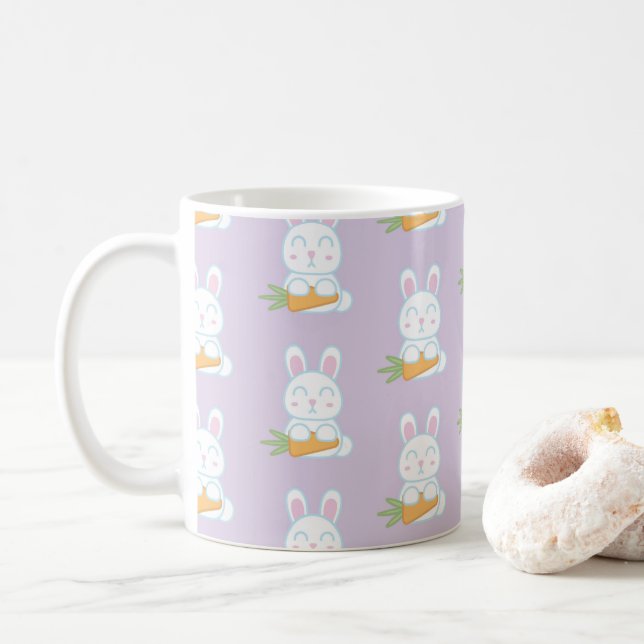 The Bunny Pattern Mug (With Donut)