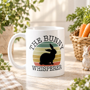 The Bunny Whisperer Shirt, Cool Rabbit Lover Coffee Mug