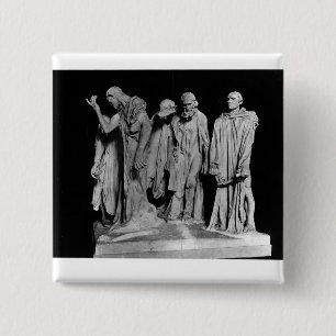 The Burghers of Calais, 1889 15 Cm Square Badge