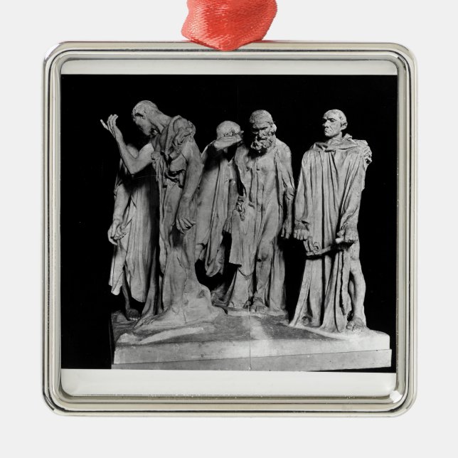 The Burghers of Calais, 1889 Metal Tree Decoration (Front)