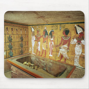 The burial chamber in the Tomb of Tutankhamun Mouse Mat