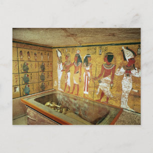 The burial chamber in the Tomb of Tutankhamun Postcard