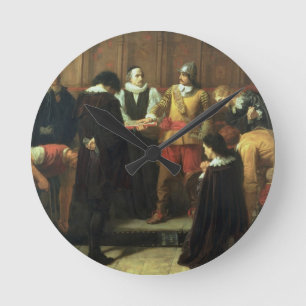 The Burial of Charles I (1600-49) at St. George's Round Clock