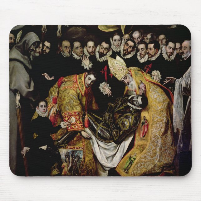 The Burial of Count Orgaz Mouse Mat (Front)