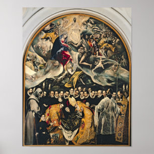 The Burial of Count Orgaz Poster