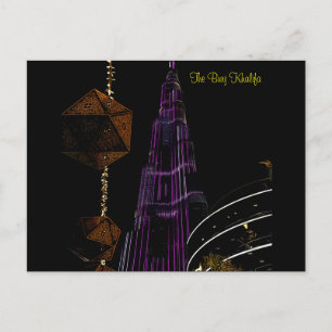 The Burj Khalifa in Dubai Postcard