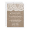 The Burlap & Lace Wedding Collection Invitations