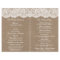 The Burlap & Lace Wedding Collection Programs