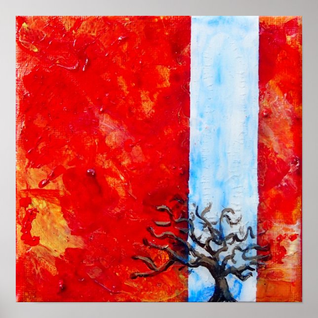 The Burning Bush of Moses - Exodus 3:1-22 Poster (Front)