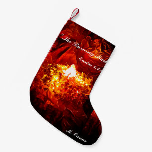 "The Burning Bush" Small Christmas Stocking