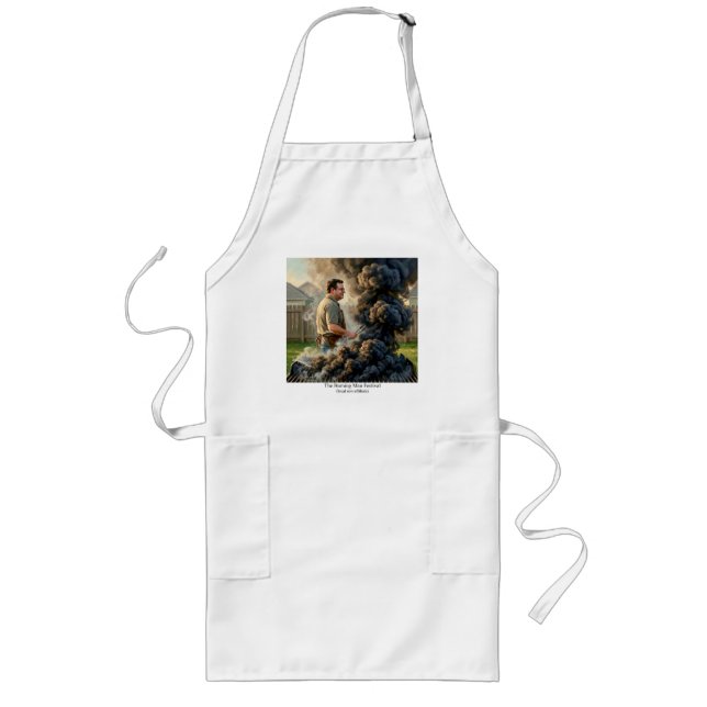 The Burning Man Festival (local, non-affiliate) Long Apron (Front)