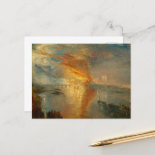 The Burning of the Houses of Lords and Commons Postcard