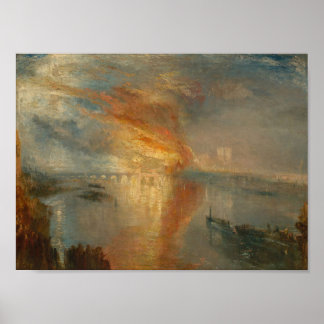 The Burning of the Houses of Lords and Commons Poster