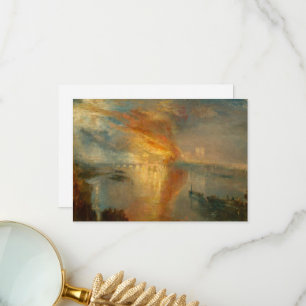The Burning of the Houses of Lords and Commons Thank You Card