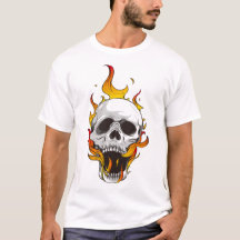 the burning skull