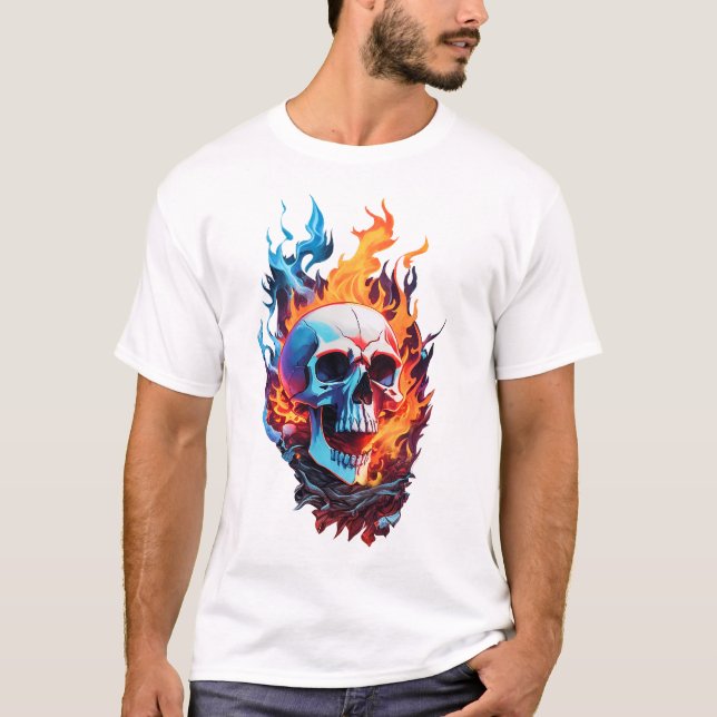 The burning skull T-Shirt (Front)
