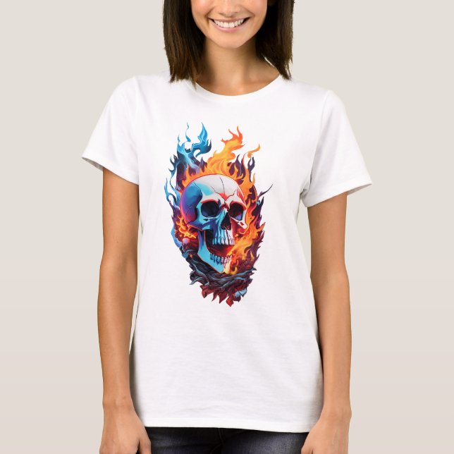 The burning skull T-Shirt (Front)