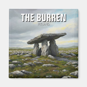 The Burren Ireland Poulnabrone Dolmen Travel Magnet