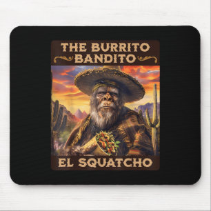 The Burrito Bandito El Squatcho Mouse Mat
