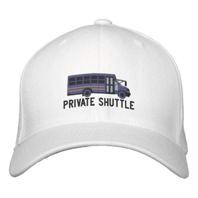 The Bus Driver Custom Mini Bus Shuttle Embroidery Embroidered Hat (Front)