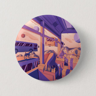 The Bus Ride 6 Cm Round Badge