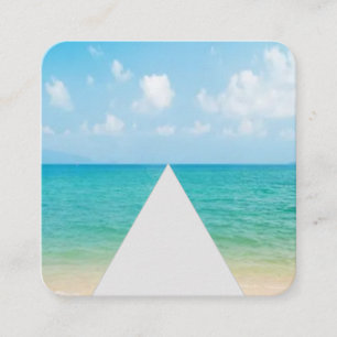The Business of Relaxing Square Business Card