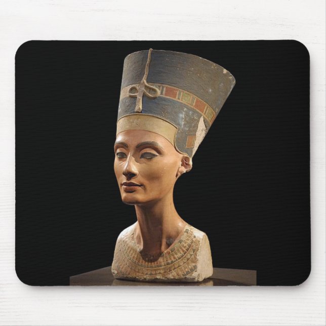 The Bust of Queen Nefertiti Mouse Mat (Front)