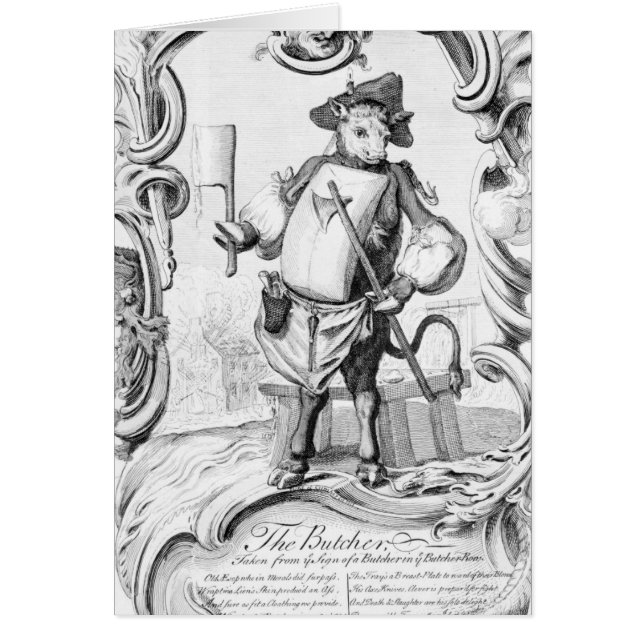 The Butcher, published 1746 (Front)