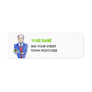 The Butler Return Address Label