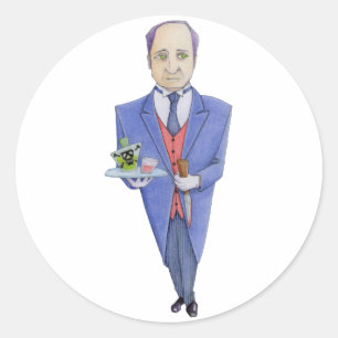 The Butler Sticker