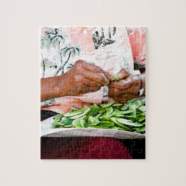 The Butter Bean Lady Jigsaw Puzzle (Vertical)