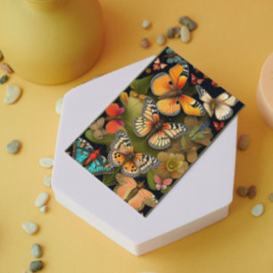 The Butterflies Modern Haeckel Greeting Card