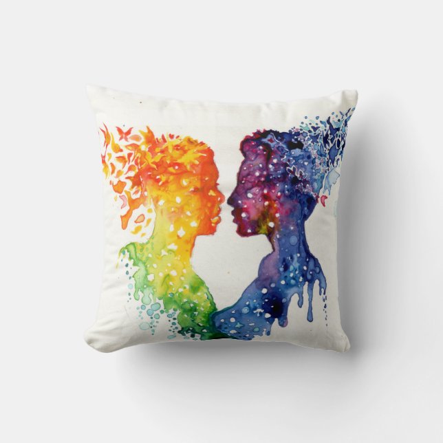 The butterflies of love cushion (Front)