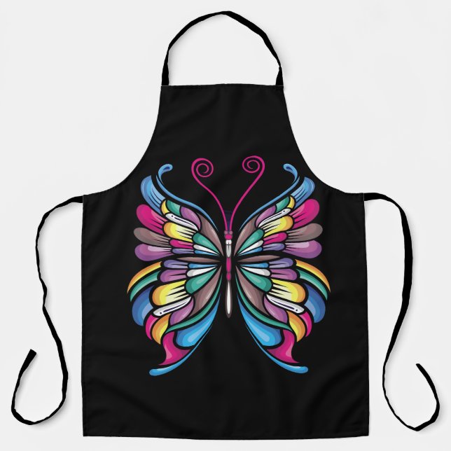 the butterfly design apron (Front)