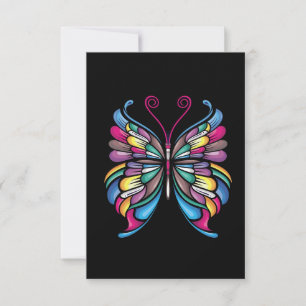 the butterfly design invitation