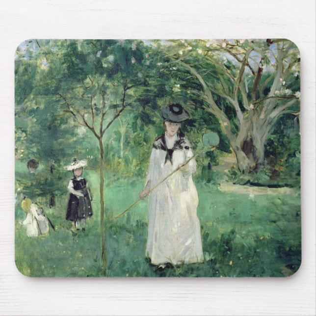 The Butterfly Hunt, 1874 Mouse Mat (Front)