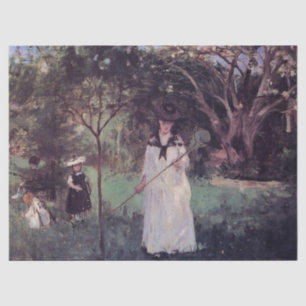 The Butterfly Hunt by Berthe Morisot Tissue Paper