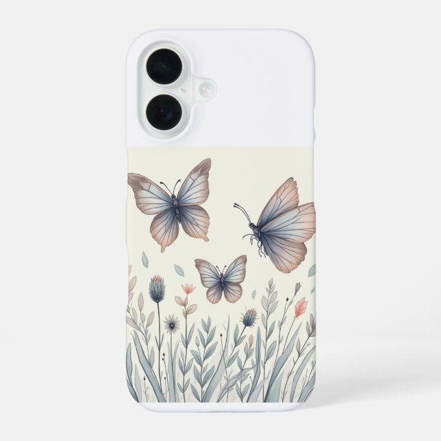 The butterfly iPhone 16 Cases (Back)