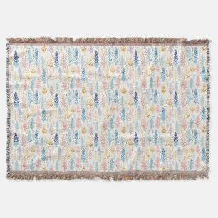 The Butterfly Is A Flying Flower Throw Blanket