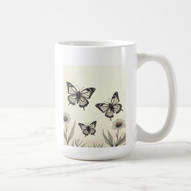 The butterfly Mugs (Right)
