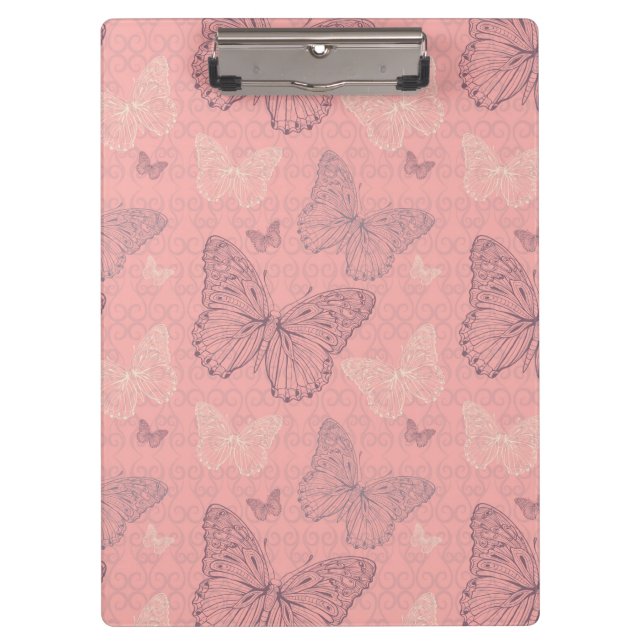 The Butterfly Pink Clipboard (Front)