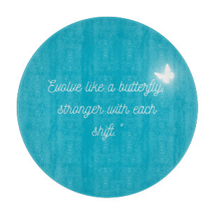 The Butterfly's Evolution Cutting Board