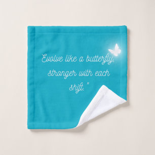 The Butterfly's Evolution Wash Cloth