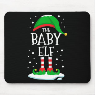 The Byby Elf Merry Christmas Family Matching Mouse Mat