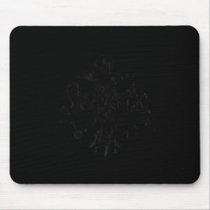 The byzantine double-headed eagle heart – heraldic mouse mat