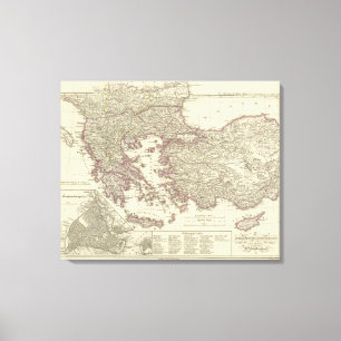 The Byzantine Empire until the Xite Canvas Print