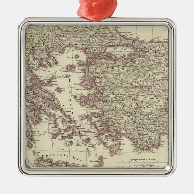 The Byzantine Empire until the Xite Metal Tree Decoration (Front)