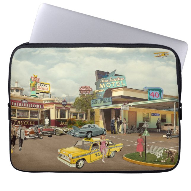 The Cab Driver Laptop Sleeve (Front)