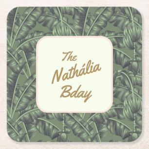 The Cabanas Square Paper Coaster