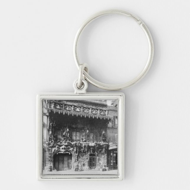 The Cabaret de 'l'Enfer' in Paris Key Ring (Front)